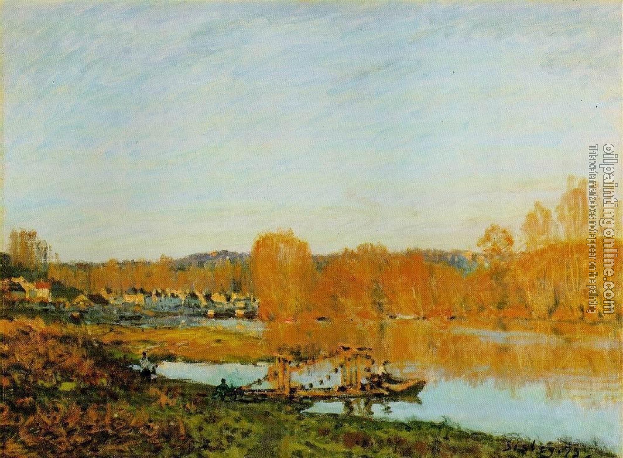 Sisley, Alfred - Autumn - Banks of the Seine near Bougival